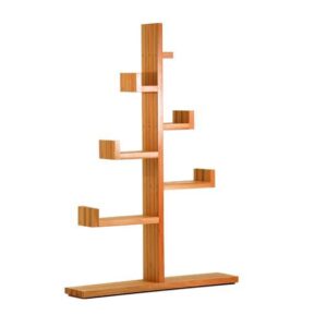 مكتبة خشب علي شكل شجره