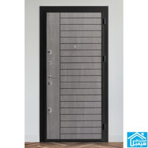 باب مصفح تركي Elit -رمادي