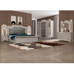 غرفة نوم مودرن - ابيض