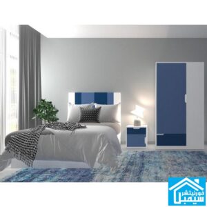 غرفة نوم اطفال -ابيض في ازرق