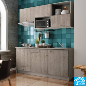 وحده تخزين مطبخ -بني